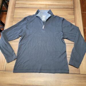 Old Navy LS Black Quarter Zip Unisex Pullover - Size Small